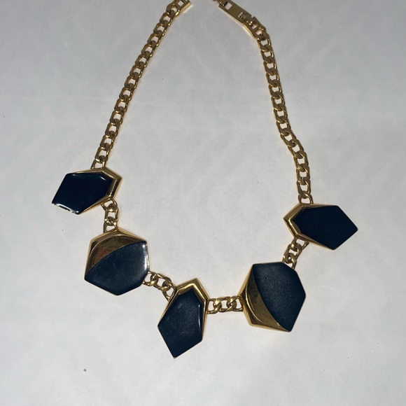 Vintage Gold and Enamel Necklace - Picture 6 of 6